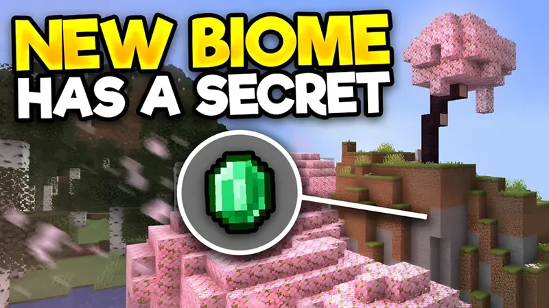 Minecraft pe 1.20 - Cherry Grove và bộ gỗ anh đào Minecraft pe 1.20 - Cherry Grove và bộ gỗ anh đào
